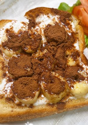 ミロでヨーグルトバナナトースト🍞-レシピのメイン写真