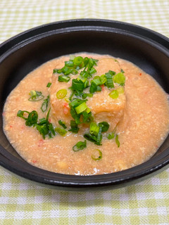 疲れた胃に優しい「湯豆腐かに玉あん」-レシピのメイン写真