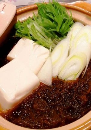 もずくと豆腐の小鍋仕立て-レシピのメイン写真