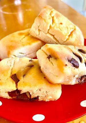 お豆腐米粉スコーンをチョコスコーンに♪-レシピのメイン写真