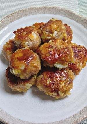 豚こまでボリュームおかず❢簡単甘酢肉団子-レシピのメイン写真