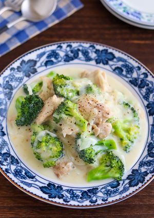 鶏肉とブロッコリーのチーズクリーム煮-レシピのメイン写真