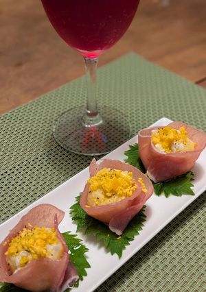 【酒の肴】ポテサラの生ハム巻き-レシピのメイン写真