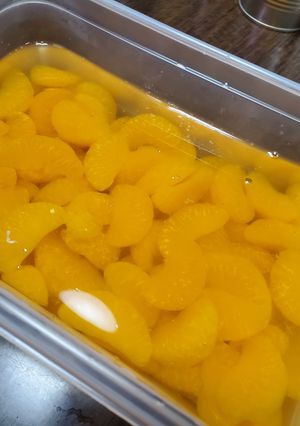 甘さ控えめなみかんの寒天-レシピのメイン写真