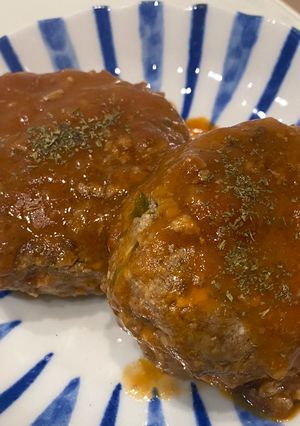 デミソース煮込みハンバーグ♡-レシピのメイン写真
