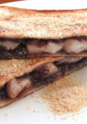 【 つぶあん餅ホットサンド 〗-レシピのメイン写真
