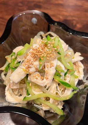止まらない美味しさ♡鶏ハムの中華風和え-レシピのメイン写真