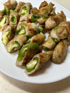 ピーマンのチーズ肉巻き^^-レシピのメイン写真