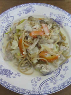 炊飯器で簡単!豚肉と白菜のクリームパスタ-レシピのメイン写真