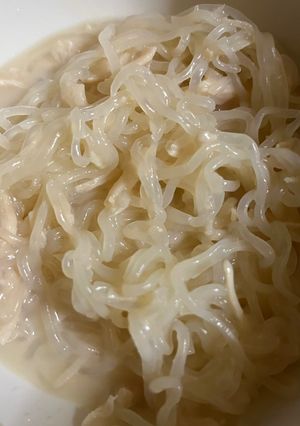 【白滝】ツナクリームパスタ風-レシピのメイン写真