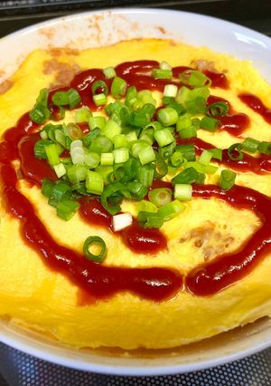簡単！我が家のシンプルオムライス-レシピのメイン写真