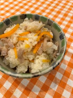 にんじんの洋風炊き込みごはん-レシピのメイン写真