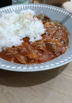 ルーなし。ホットクックで絶品ハヤシライス-レシピのメイン写真