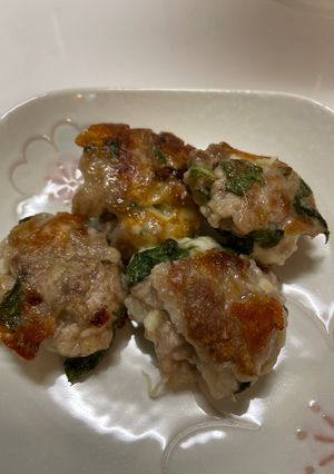 ワンパンで豚こま丸め焼き-レシピのメイン写真