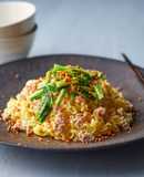 辛子明太子香るふりかけで簡単まぜ麺