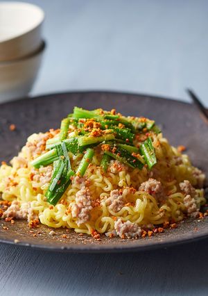 辛子明太子香るふりかけで簡単まぜ麺-レシピのメイン写真