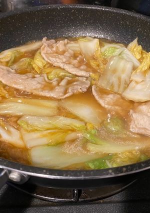 白菜大量消費できる豚肉と白菜のうまトロ煮-レシピのメイン写真
