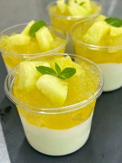 3層のメロンパフェ-レシピのメイン写真