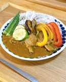 スタミナ満点夏野菜スペアリブカレー！