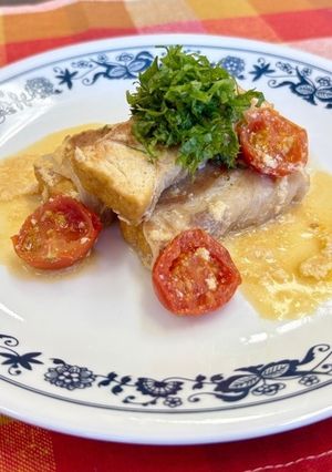 減塩★ 肉巻き豆腐のミルクポン酢煮-レシピのメイン写真