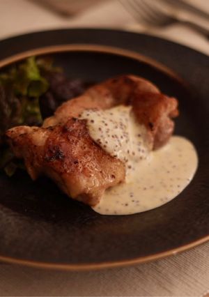 鶏もも肉のヨーグルトマスタードソースのソテー-レシピのメイン写真