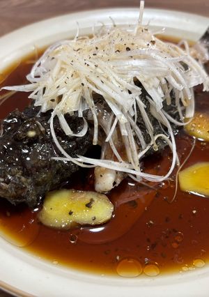 オコゼの紹興酒蒸し揚げごま油仕立て-レシピのメイン写真