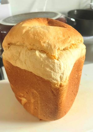 ＨＢで♪モチモチごはんパン-レシピのメイン写真