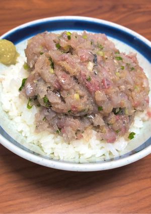 アジのなめろう丼-レシピのメイン写真