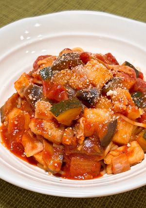 夏野菜たっぷり♪カチャトーラパスタ-レシピのメイン写真