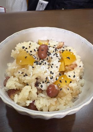 栗と金時豆のおこわ-レシピのメイン写真