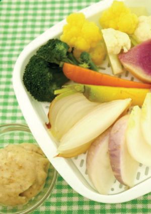 カブとカリフラワーの蒸し野菜-レシピのメイン写真