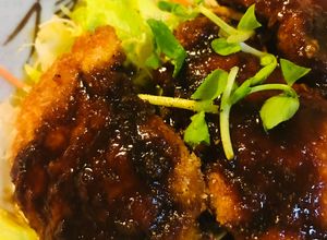 一口チキンカツのソースカツ丼-レシピのメイン写真