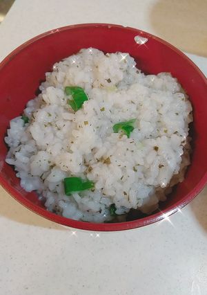 ゆかりのお粥-レシピのメイン写真