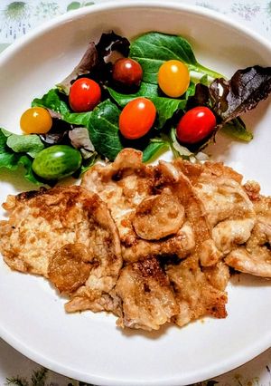 簡単夏の夕飯！豚肉の生姜焼き-レシピのメイン写真