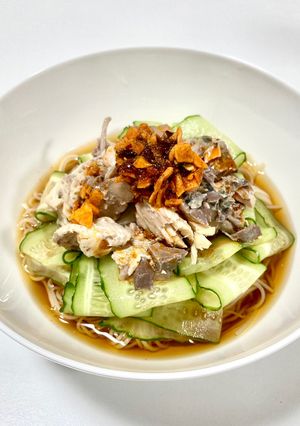 鯖ときゅうりのピリ辛素麺-レシピのメイン写真