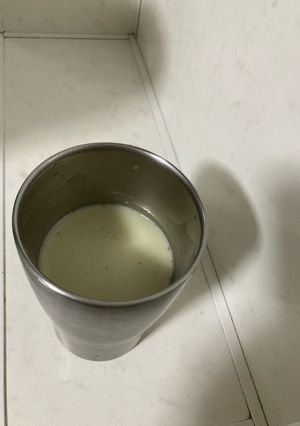 小豆茹で汁ラテ-レシピのメイン写真