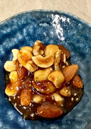 レンジで簡単！すきまおかずにナッツ味噌-レシピのメイン写真