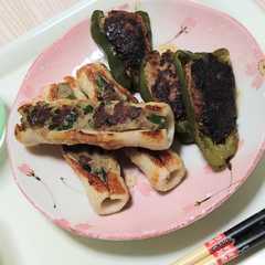 รูปของ 夕飯✧ちくわ餃子