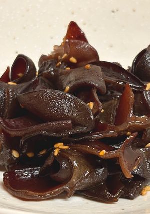簡単時短中華作り置き☆生きくらげのごま油醤油炒め-レシピのメイン写真