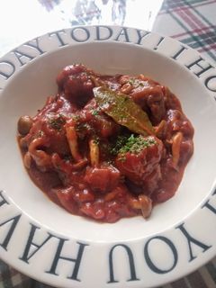 簡単🍷豚こまミートボールのトマト煮-レシピのメイン写真