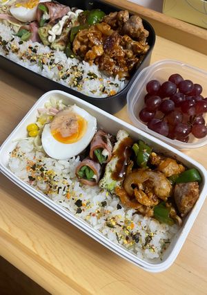 20240918娘ちゃん息子っちのお弁当-レシピのメイン写真