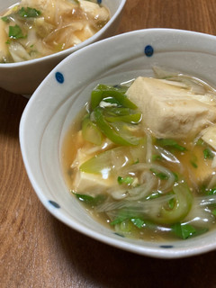 豆腐とネギのあんかけ煮-レシピのメイン写真