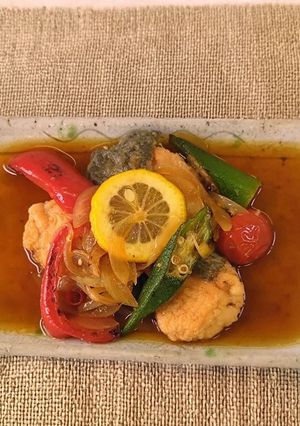 鮭のレモン南蛮漬け-レシピのメイン写真