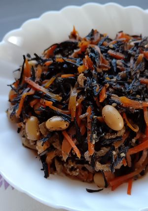 ひじきの煮物〈マヨ風味〉-レシピのメイン写真