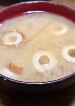 ちくわと大根の味噌汁-レシピのメイン写真