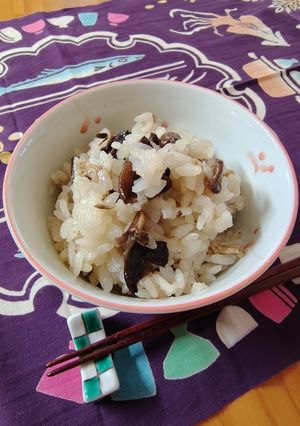 ナラタケの炊き込みご飯-レシピのメイン写真