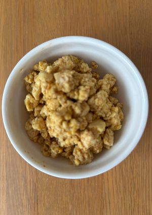 カレー風味の炒り豆腐！-レシピのメイン写真