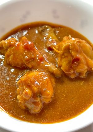 簡単⭐︎手羽元でバターチキンカレー-レシピのメイン写真