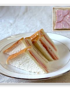 はむさんどページ 定番！ハムとツナマヨのサンドイッチ by かっちゃん杉