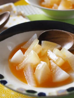 【離乳食中期】大根煮ベビポタ野菜あんかけ-レシピのメイン写真